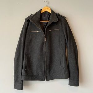 Custom-made Wool Zip Jacket